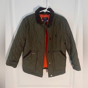 Adorable Polo Quilted Barn Jacket - Boys - Size 5
